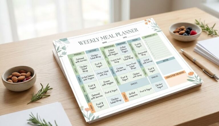 printable weekly meal planner